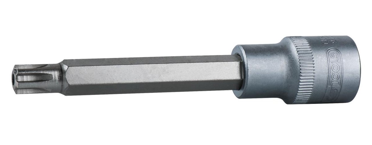 KS Tools Narzędzia do KS 911.3955 1/2 cala nasadka na bity do śrub RIBE klucz nasadowy z otworem, M9 4042146151495