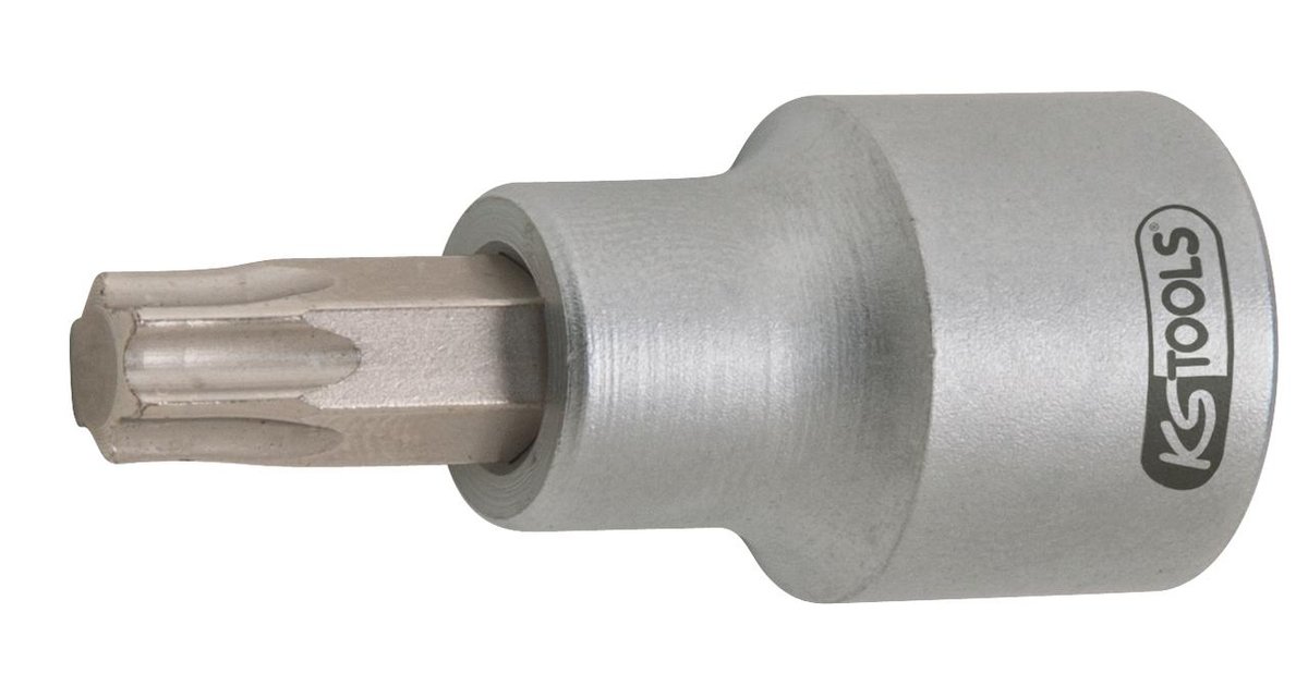 KS Tools 9113929 bitowy klucz nasadowy do śrub TX na siodło, T40 hamulca, 3/8
