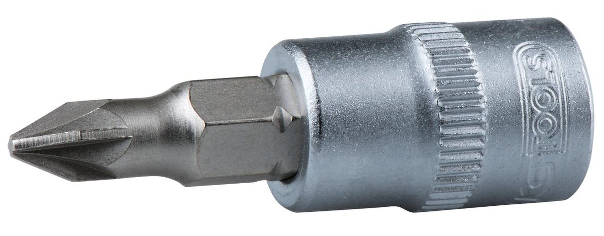 KS Tools 911.3882 3/8 cala bitowy klucz nasadowy do śrub krzyżakowych PZ, PZ2 4042146053003