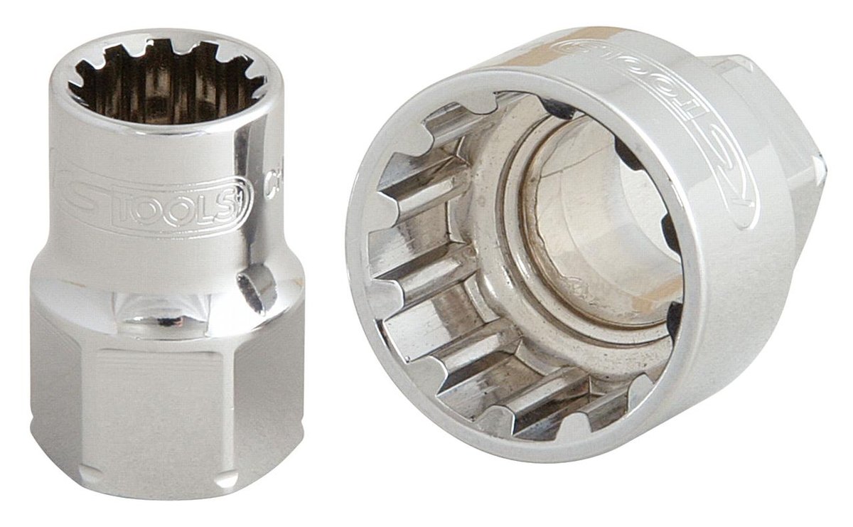 KS TOOLS 19 mm TRIPLE+ Gniazdo przelotowe, 19mm