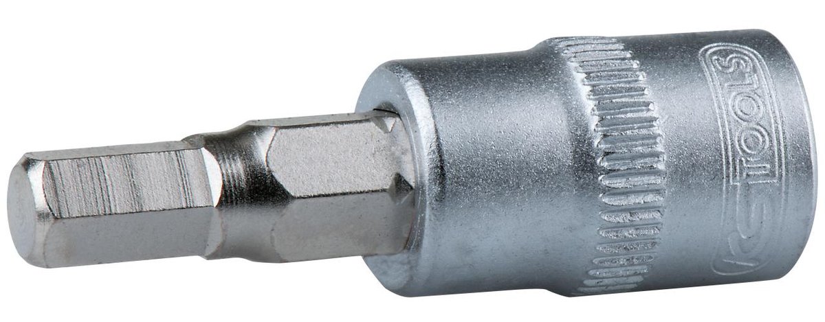 KS Tools 9171442 bitowy klucz nasadowy z łbem walcowym z gniazdem sześciokątnym, 3/16