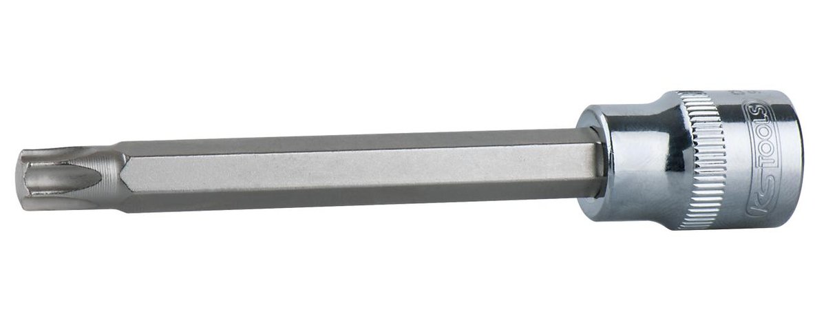 KS Tools 918.1647 1/2 cala Chrome Plus Bit do śrub TX-klucz nasadowy, długie, T45 4042146131404