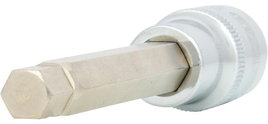 KS Tools 918.1659 1/2 cala Chrome Plus Bit do śrub z łbem walcowym z gniazdem sześciokątnym klucz nasadowy, długie, 9 MM 4042146131497