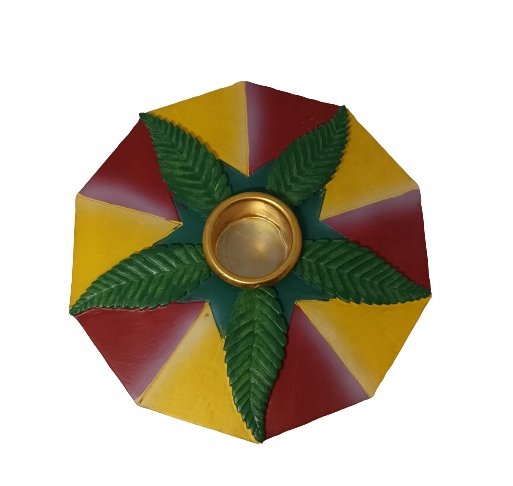 Świecznik W Stylu Rasta Wstawka Na Świeczkę/ Resta Collection