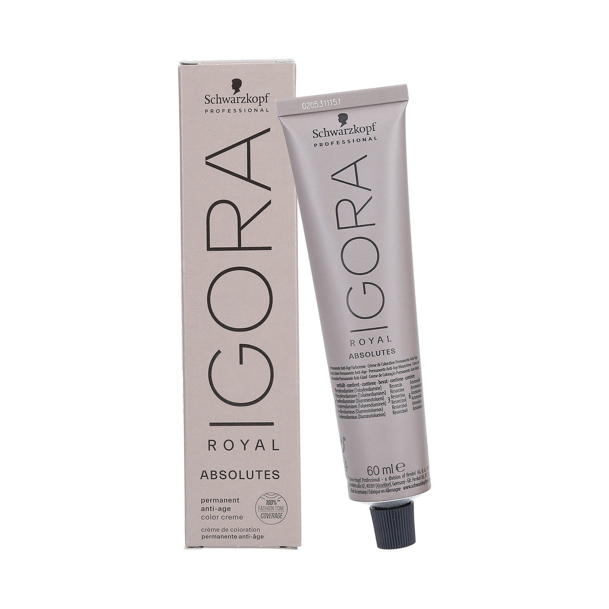 Schwarzkopf Professional, Igora Royal Absolutes, Farba do włosów 7-710, 60 ml