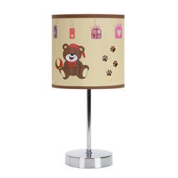 Ideus Lampka stołowa NUKA E14 BROWN 6508