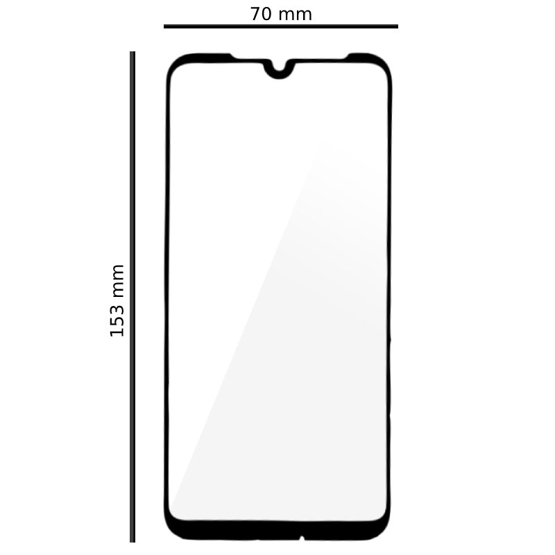 Spacecase Glass 5D Redmi Note 7