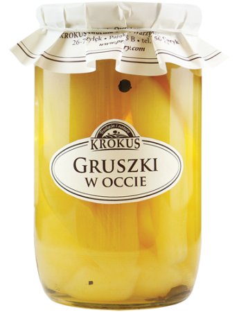 700g Krokus Gruszki w Occie Gruszka Krokus smaknatury-KROGRUSZKIWOC