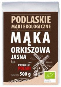 Podlaskie Mąki Ekologiczne Mąka orkiszowa Jasna Bio 500 g