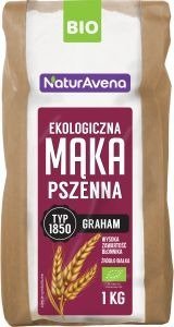 NaturaVena Mąka pszenna graham typ 1850 1 kg Bio