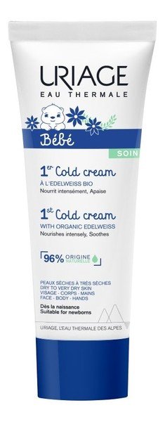 Uriage, Bebe 1St Cold Cream Ultraodżywczy Krem Ochronny Do Twarzy I Ciała Dziecka, 75 ml