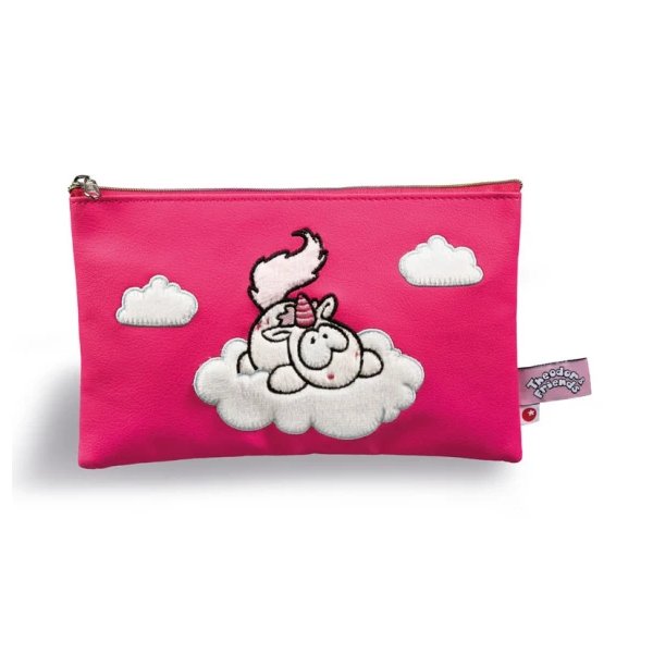 Pórnik-kosmetyczka Theodor 20x13cm dark pink