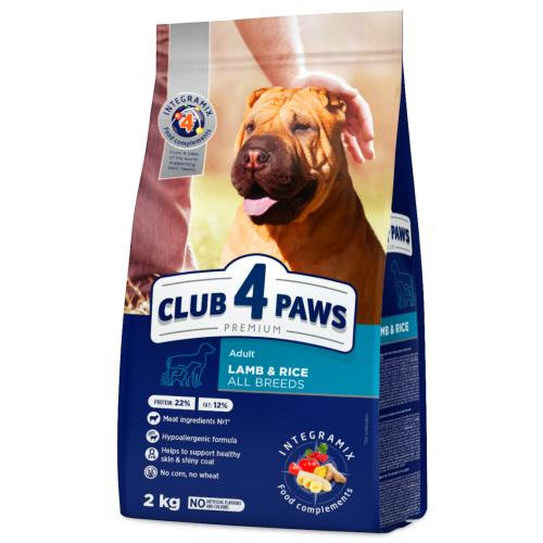 Club 4 paws PREMIUM Lamb Rice All Breeds 2 kg