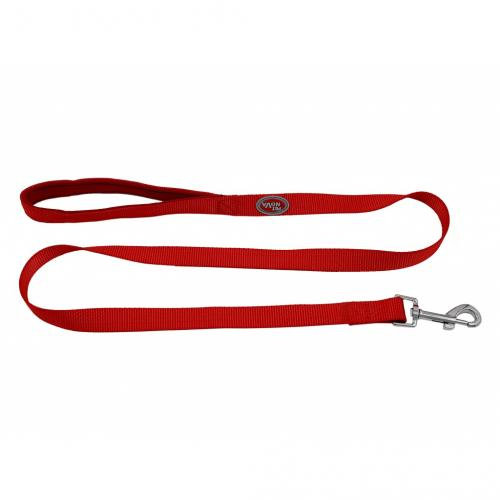 Haas F1 Team Pet Nova Pet Nova nylonowa podszyta Neoprene Comfort L 2,0cm x 120cm czerwona