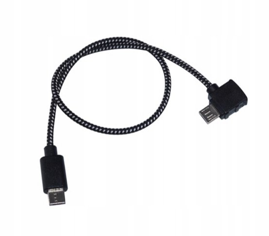 Kabel Otg Nylon Do Drona Dji Spark Micro Usb 29 Cm