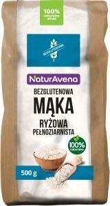 NaturAvena Mąka Ryżowa Bezglutenowa 500g -