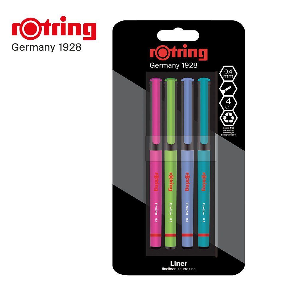 Rotring LINER ASS FUN cienkopis 0.4 BL4 nowość