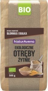 NaturAvena Otręby Żytnie 500g - NaturAvena