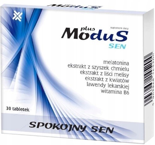 PHARMACY LABORATORIES POLSKA Modus Sen melatonina 30 tabletek