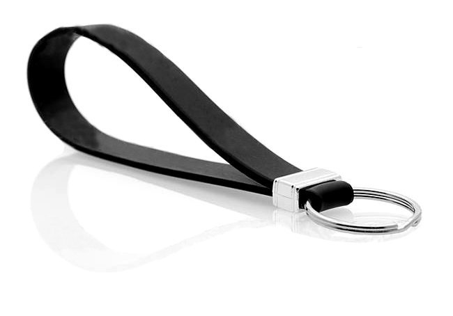 Brelok Breloczek Silikonowy Na Klucze Czarny