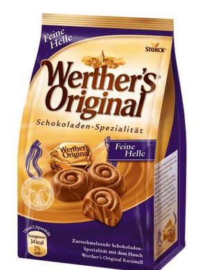 Werther's Original, cukierki czekoladowe Feine Helle, 153 g