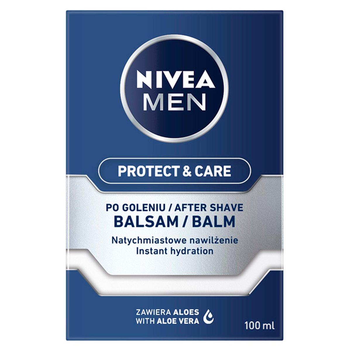 Nivea MEN Nawilżający balsam po goleniu Protect & Care, 100 ml 100.0 ml