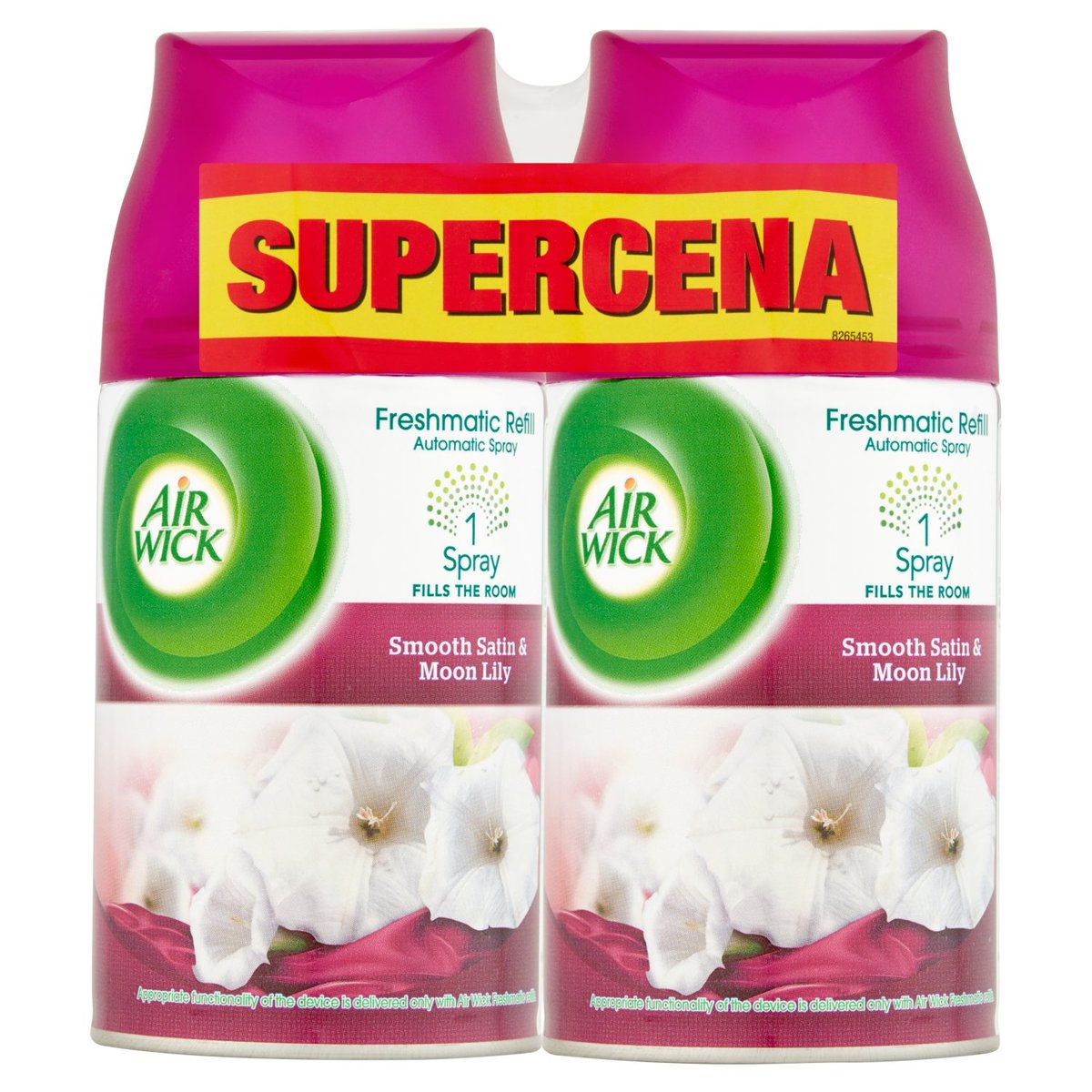AIR WICK Air Wick Freshmatic Max Wkład księżycowa lilia otulona satyną 2 x 250 ml