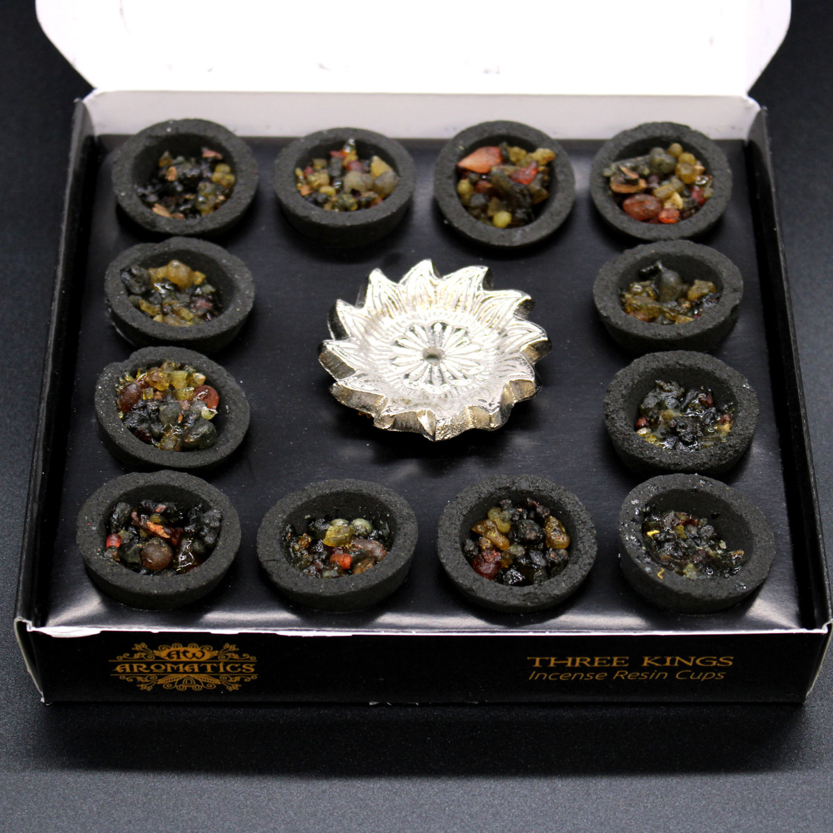 Kadzidło Naturalne Żywiczne - Mirra Myrrh - 12 Kubeczków Aromatika