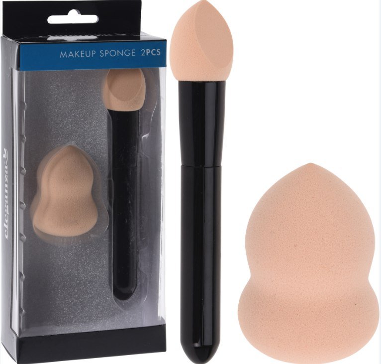 QVS gąbki do czyszczenia twarzy (celulozy naturalne), 1er Pack (1 X 2 sztuki) 2523516