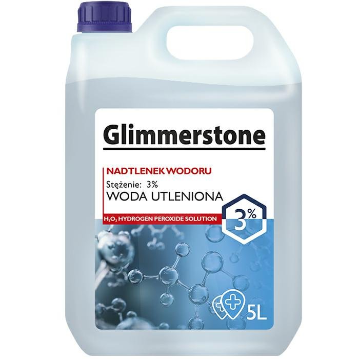 Nadtlenek Wodoru 3% Woda Utleniona 5L Glimmerstone