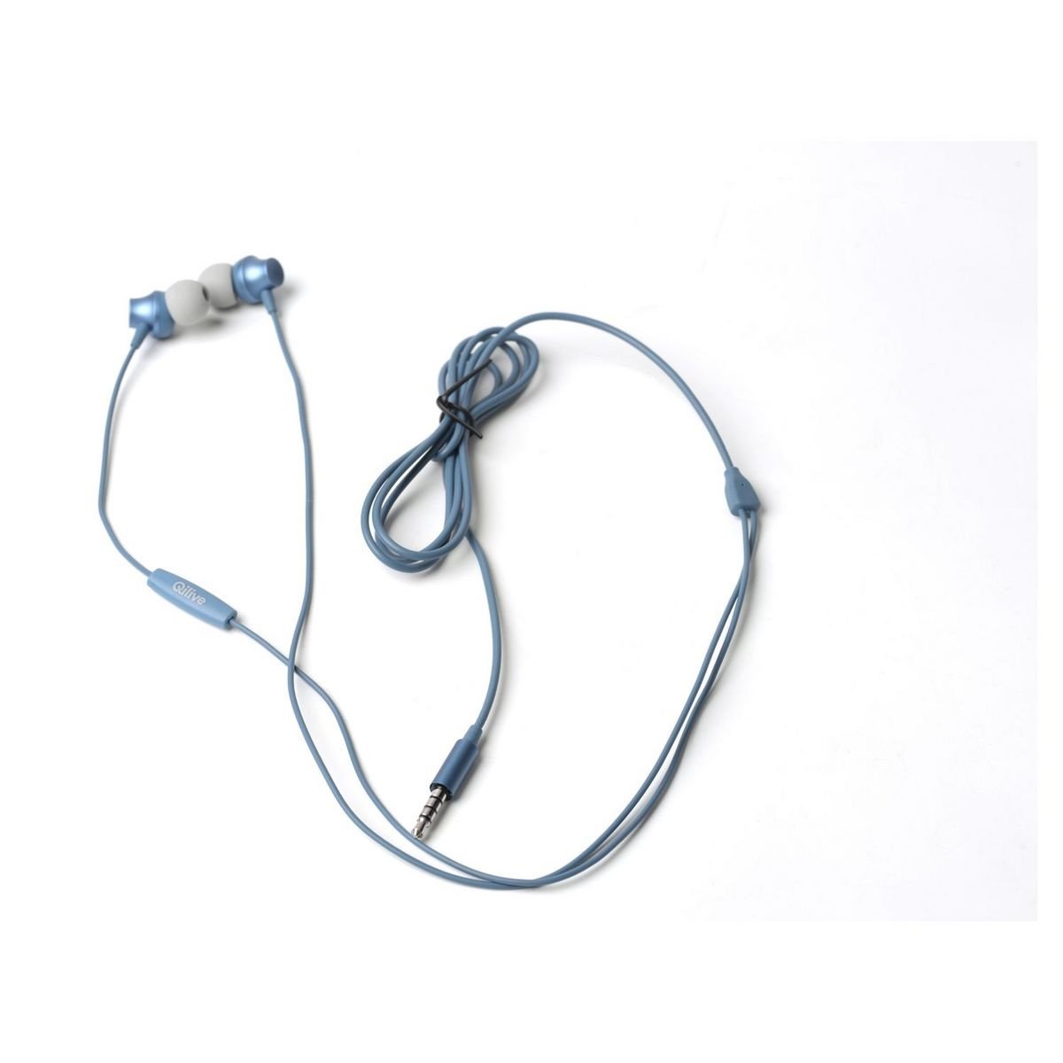 Qilive - Słuchawki z mikrofonem  Q1335 niebieskie