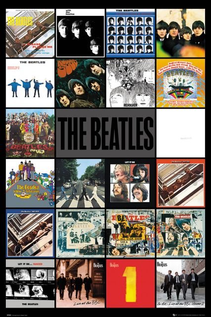 GBeye The Beatles Albumy Okładki - plakat 61x91,5 LP2083
