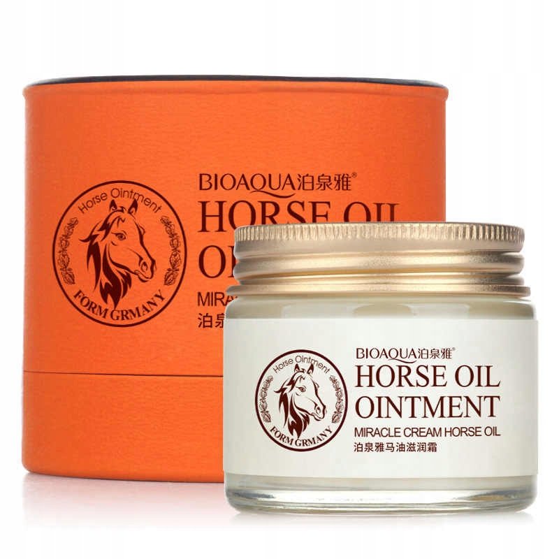 Bioaqua Krem Odżywczy Horse Oil Moisturizing+MASKA