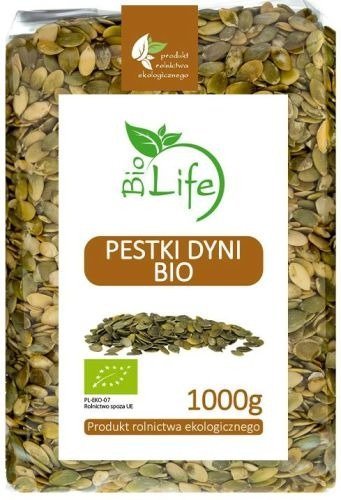 BioLife 101BioLife Pestki Dyni 1kg - ZLFPESTKDYNI1