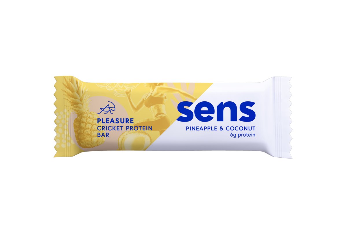pleasure baton energetyczny z mąką ze świerszczy ananas i kokos