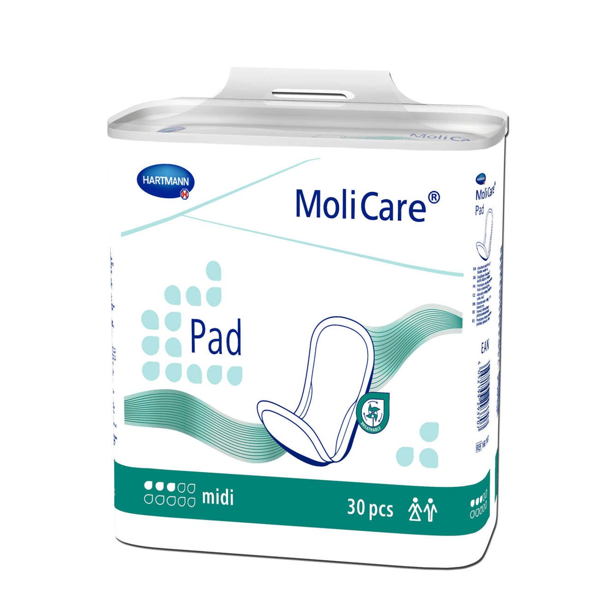 Hartmann Paul Wkładki anatomiczne MoliCare Pad Midi x 30 szt 3 krople