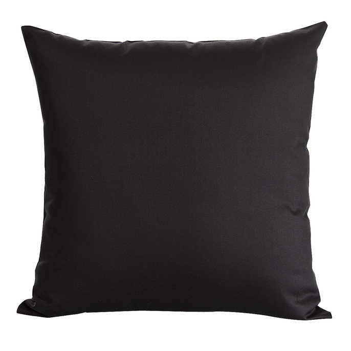 Poszewka 40x40 czarna 27 jednobarwna