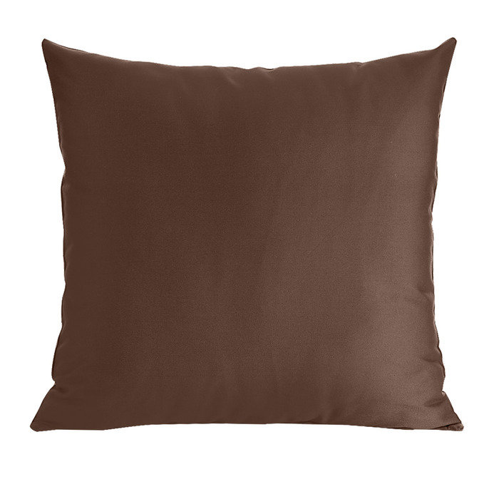 Poszewka 40x40 brązowa 26 jednobarwna