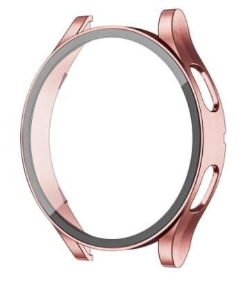 Etui + Szkło 2W1 Do Samsung Galaxy Watch 4 / 5 40Mm Rose Gold
