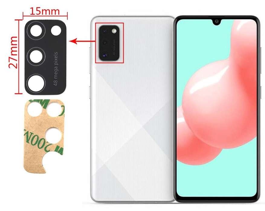 Zamienne Szkło Aparatu Samsung Galaxy A41