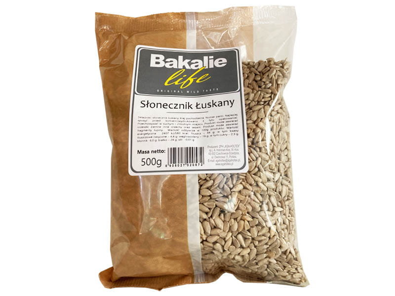 Słonecznik Łuskany 500G Bakalie Life