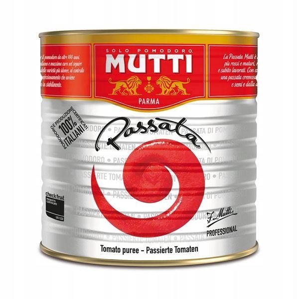 Mutti passata di pomodoro - przecier pomidorowy (2,5 kg)