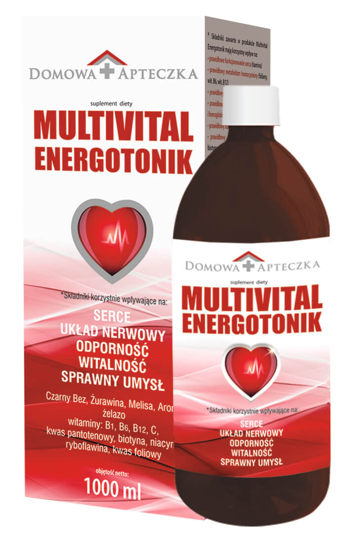 Domowa Apteczka Sp z o o Sp k.05-825 Grodzisk Multivital Energotonik suplement diety 1000 ml