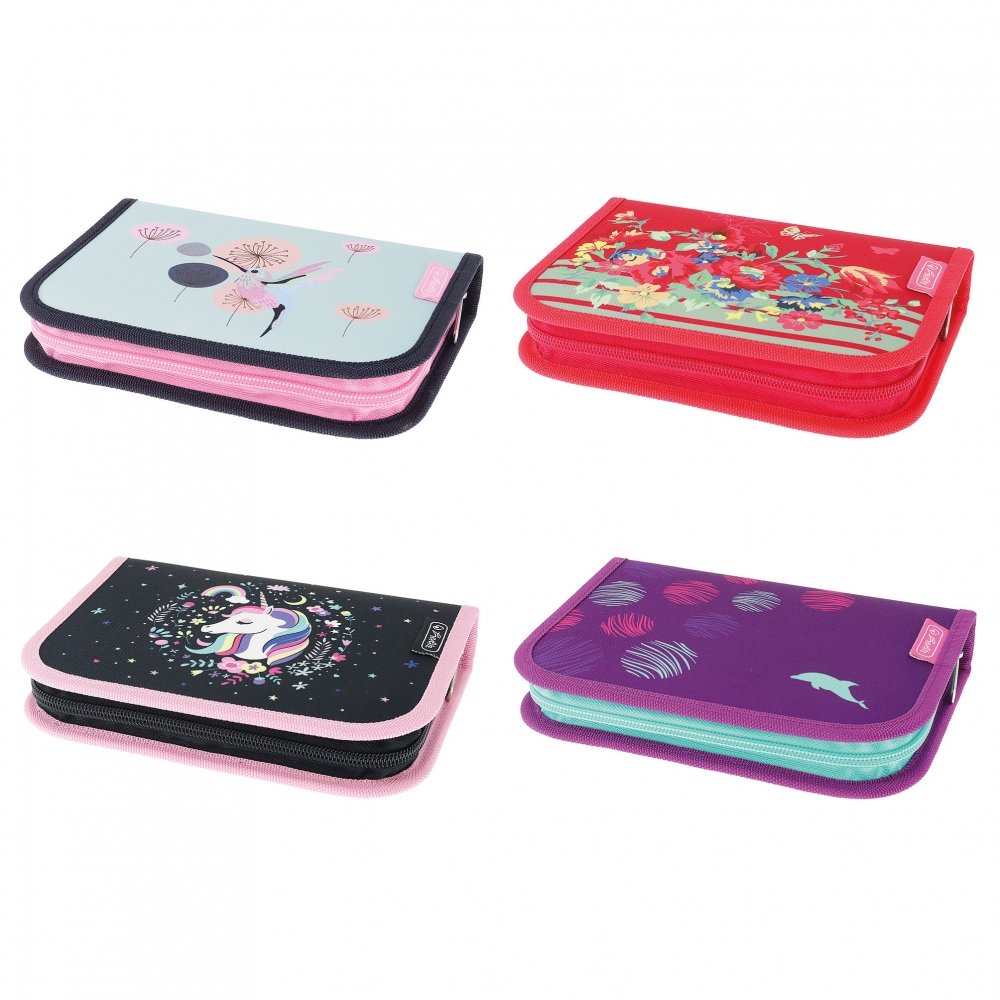 Herlitz Piórnik 1 zamek 1 klapka Girls 50038343
