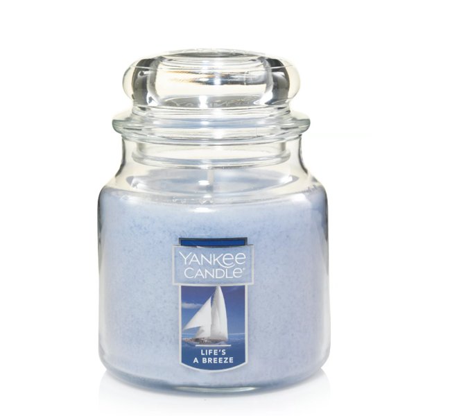 Yankee Candle, Świeca zapachowa Small Jar Lifes A Breeze, 104 g