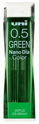 Grafity Uni 0,5Mm Zielone 20 Sztuk Nano Dia