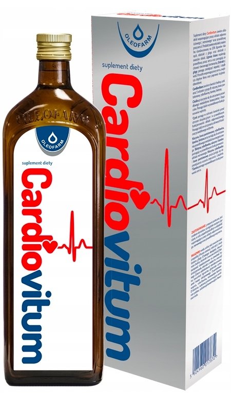 Oleofarm Cardiovitum wspomaga pracę serca 1000 ml 3797741