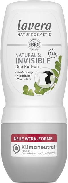 Lavera, Dezodorant roll-on invisible bio-moringa, 50 ml