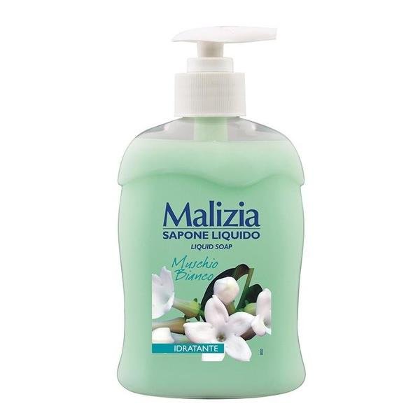 Фото - Мило Malizia Mydło w Płynie Białe Piżmo,  MUSCHIO BIANCO, 300ml 