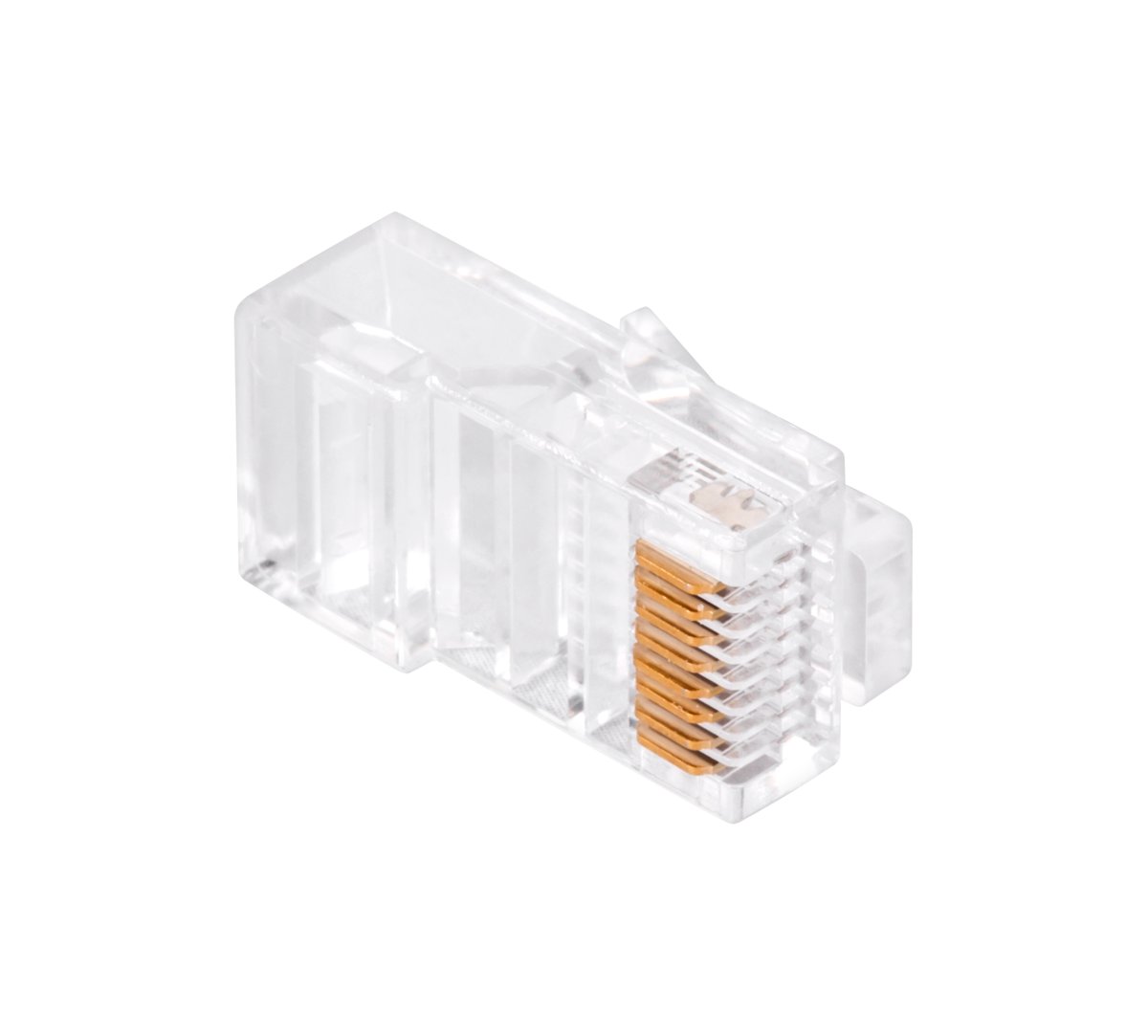 Wtyk RJ45 8P8C kat5E pass through przelotowe 100sz